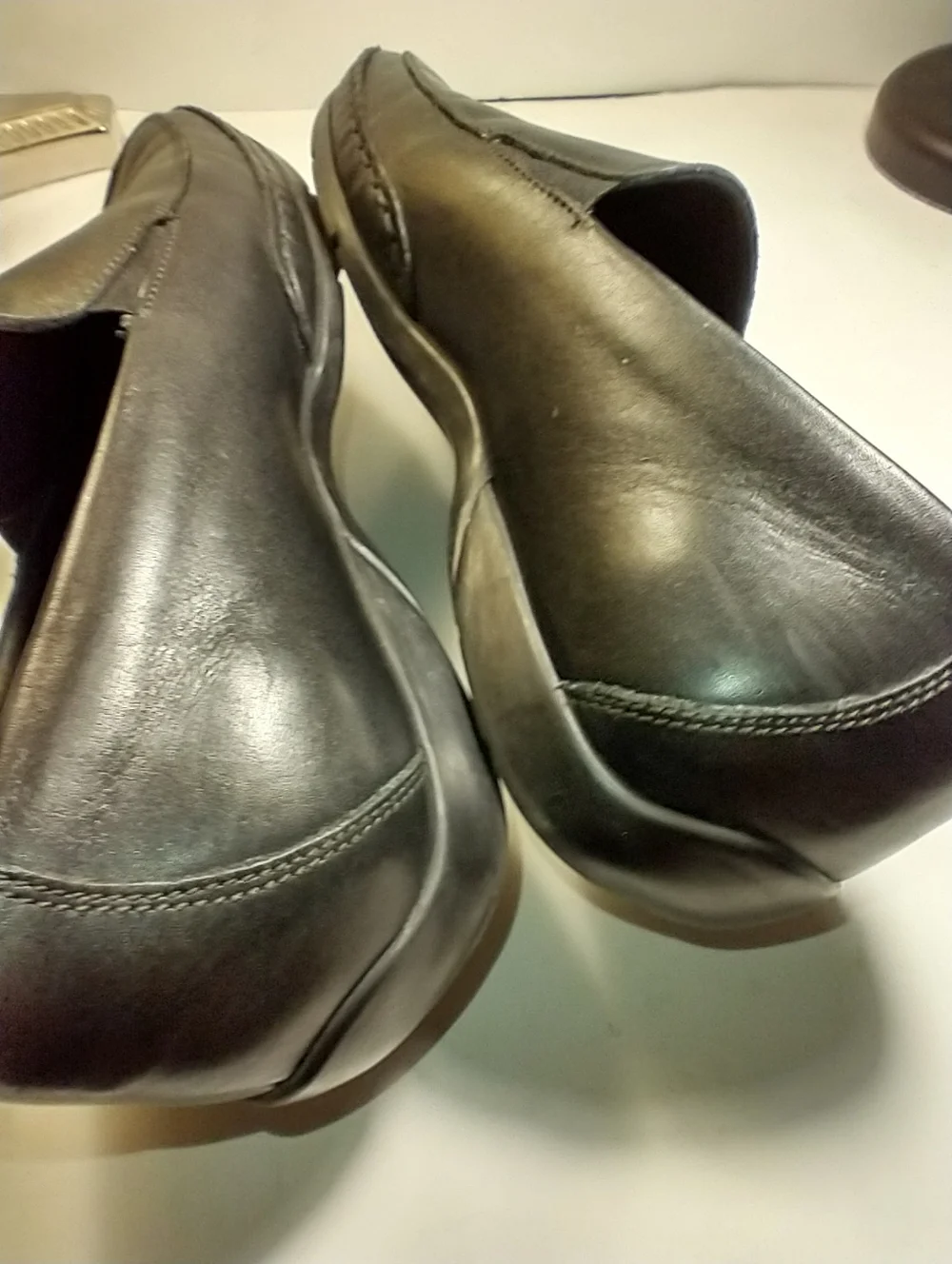 Mephisto Edlef Cool Air Black Leather Casual Loafers Shoes Men's sz 8.